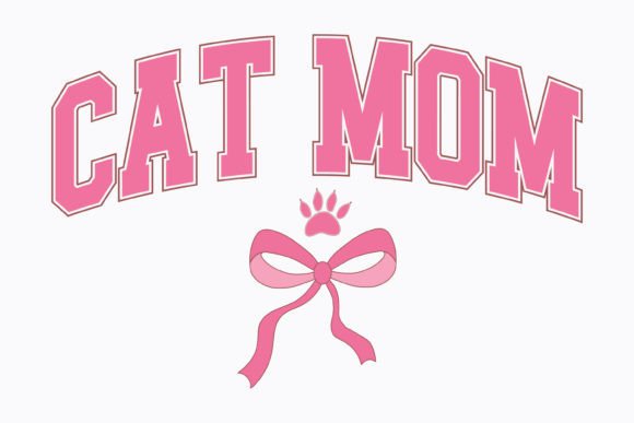 Coquette Cat Mom Mothers Day Svg Png Review