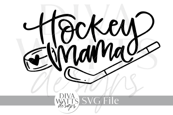 Hockey Mama SVG: A Bold Embroidery Design for Passionate Hockey Moms