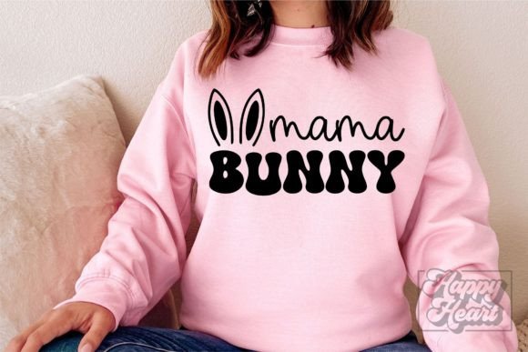 Mama Bunny SVG for Easter Embroidery Projects