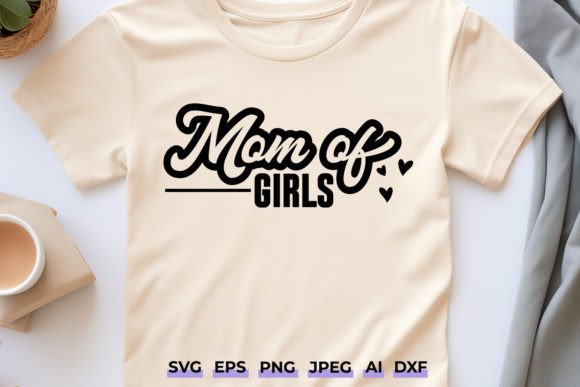 Mom of Girls SVG – A Mother’s Day Design for Real Embroidery Projects