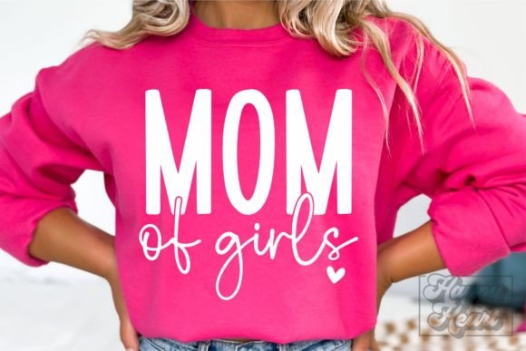 Mom of Girls SVG - Blessed Girl Mama PNG: A Heartfelt Design for Real Projects