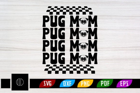 Pug Mom Retro Svg Design: A Designer's Review